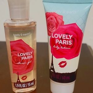 Body lotion and shower gel